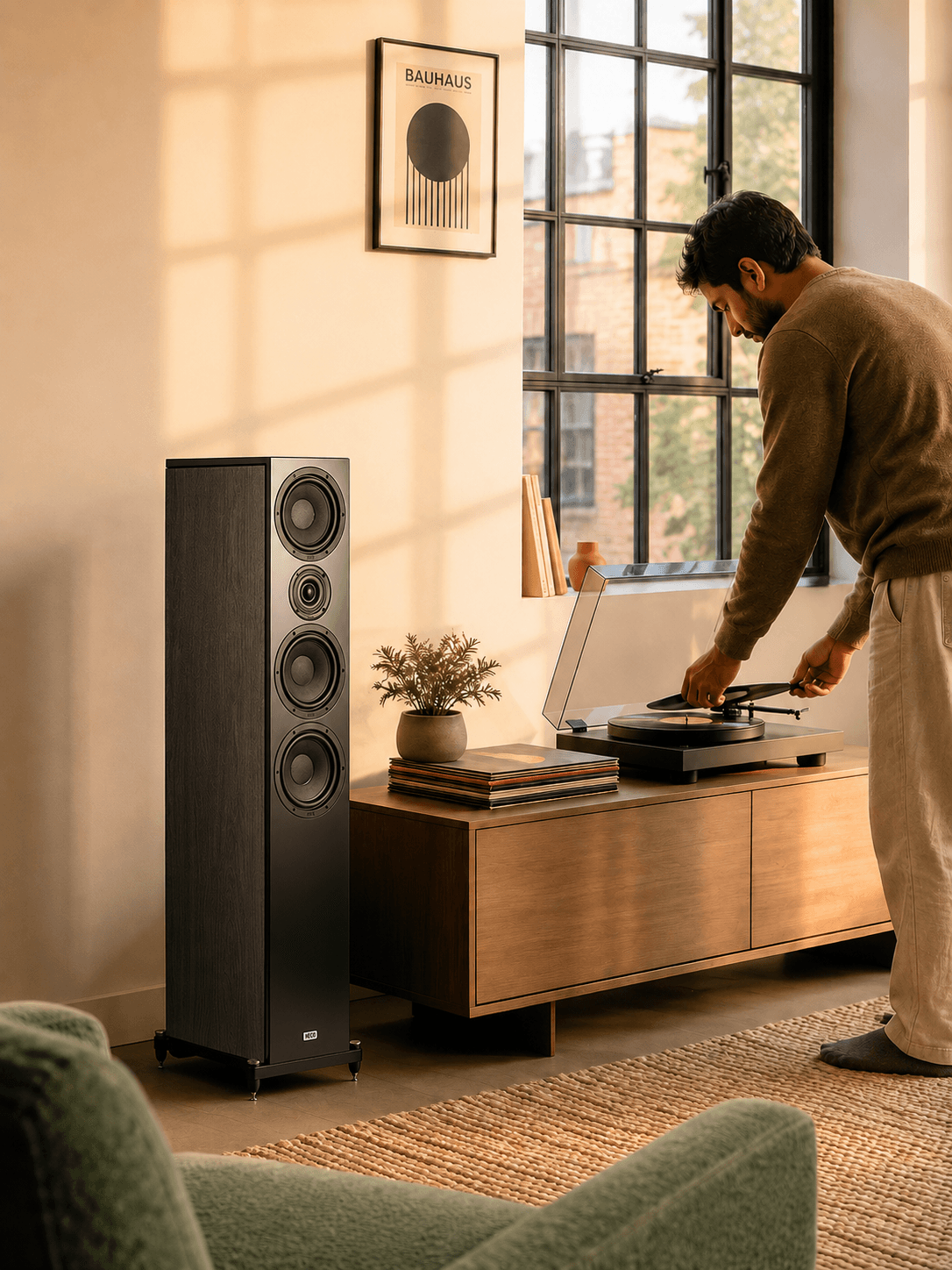 Home audio listening space